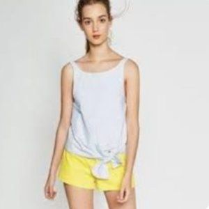 Zara Trafaluc Knot Backless Top